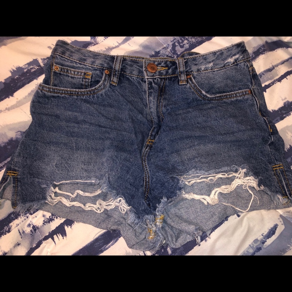 High rise shorts